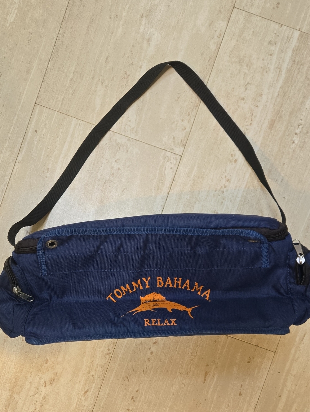 Tommy Bahama "Relax" Insulated Blue Zipper Tote/Duffle/Cooler Bag
